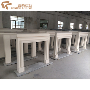 Đá Cẩm Thạch nhân tạo Cực Trắng Trang Trí Nội Thất Lò Surround - Product Image 4