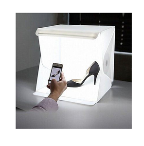 Shenniu — Mini <span class=keywords><strong>boîte</strong></span> pliable de <span class=keywords><strong>Studio</strong></span> <span class=keywords><strong>Photo</strong></span> avec éclairage LED, fond noir et blanc, accessoires de <span class=keywords><strong>Studio</strong></span> <span class=keywords><strong>photo</strong></span> - Product Image 1