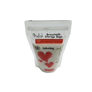 Breastmilk Storage Bags Breastmilk Storage Bag Custom Printed BPA FREE 100ml / 120ml / 150ml / 180ml / 200ml Breast Milk Doypack Zip Lock Breastmilk Storage Bags