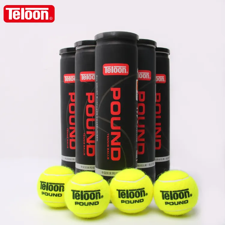 ที่มีคุณภาพสูงแบรนด์ Teloon OEM แรงดันลูกเทนนิสสำหรับ ITF ได้รับการอนุมัติ