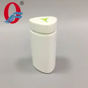200cc Witte Driehoek Plastic Farmaceutische Pil Fles