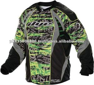 เสื้อเพนท์บอลโพลีเอสเตอร์ 100% แบบซับลิเมชั่น เสื้อฮอกกี้น้ำแข็งแบบกำหนดเอง เสื้อฮอกกี้มืออาชีพ ขายออนไลน์ - Product Image 1