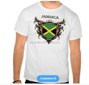 จีนโรงงานออกแบบใหม่ที่กำหนดเองคุณภาพสูง Jamaica Flag เสื้อยืด - Product Image 4