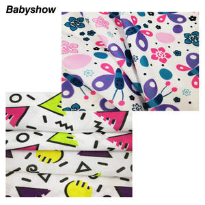 100% poliéster tela para elaboracion de pañal PUL tela con membrana de TPU, impermeable variedad de estampados - Product Image 3