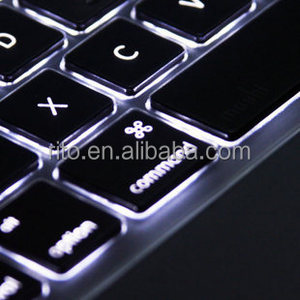 Bàn Phím chống bụi Protector đối với Macbook Pro 13 với Cảm Ứng Bar, TPU Bàn Phím <span class=keywords><strong>Cover</strong></span> cho <span class=keywords><strong>Mac</strong></span> - Product Image 4