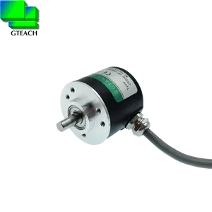 6Mm Trục Encoder ABZ Giai Đoạn 5V 12V 24V Totem Cực Đầu Ra Incremental Rotary Encoder 100 Xung