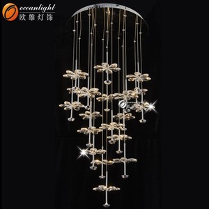 Papillon pendentif lumière lustre pour bas plafond OM66130-<span class=keywords><strong>4</strong></span> + 8 + <span class=keywords><strong>4</strong></span> - Product Image 2