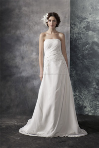 Elegante FUERA del hombro vestido de novia de Encaje vestido de novia con cuentas de baile vestidos AS29301 - Product Image 3