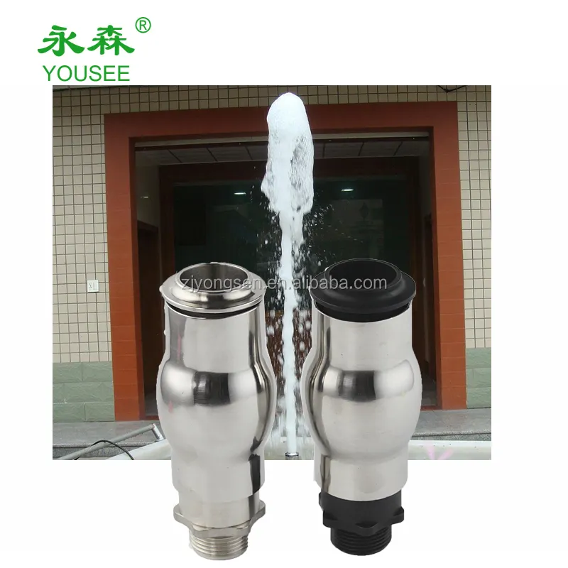 Water column nozzle irrigation fountain nozzle