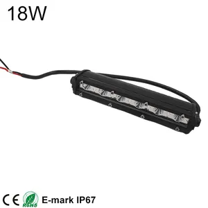 Kaliteli nokta 8 inç 18w ince çubuk tipi led ışık ucuz arazi arabası ışığı led ışık çubuğu kamyonlar için