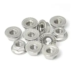 Free Sample Worldwide DIN 6923 Stainless Steel Hex Flange Head Weld Nut M6 M8 M10