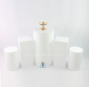 socle acrylique blanc rond transparent pour vente en gros - Product Image 4