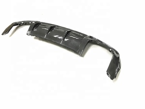 Diffuseur arrière de style <span class=keywords><strong>R</strong></span> en fibre de carbone pour <span class=keywords><strong>Audi</strong></span> S3 berline 2017-18, becquet de pare-chocs arrière - Product Image 6