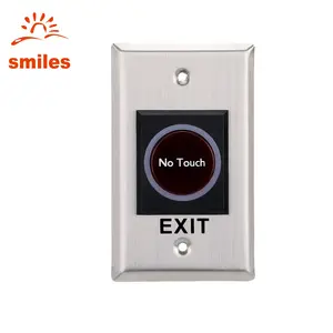 Stainless Steel No Touch Infrared Sensor Door Exit Button/Switch For Door Access Control