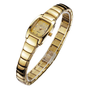 Montre-Bracelet à Quartz plaqué or pour femmes, accessoire de mode et populaire, tendance,