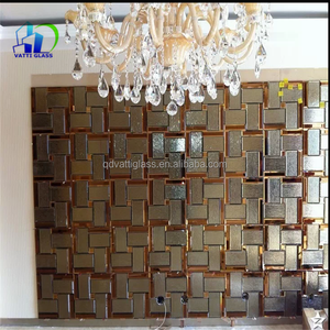 New Design Decorative Wall <strong>Mirror</strong> Glass <strong>Tile</strong> for Ceiling Wall <strong>Mirror</strong> - Product Image 4
