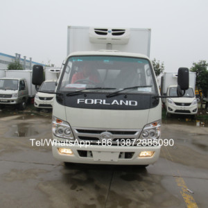 Camión Refrigerado Foton Forland 4*2 con Volante a la Derecha, Material FRP, Capacidad de 3 Toneladas, Camión de Transporte de Pescado Congelado de 4 Toneladas - Product Image 4