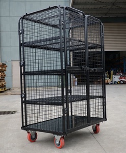 Entrepôt en acier logistique pliable cage de roulement - Product Image 3