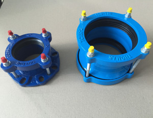 Raccord flexible à large plage et adaptateur à bride en fonte ductile DCI pour tuyaux, raccord de tuyauterie en fonte ductile - Product Image 4