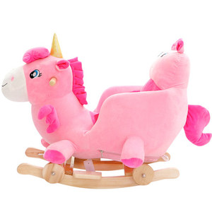 Meilleur choix de produits, jouet <span class=keywords><strong>cheval</strong></span> à <span class=keywords><strong>bascule</strong></span> en peluche <span class=keywords><strong>licorne</strong></span> pour bébé - Product Image 2