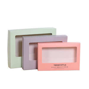 Custom Printing Colorful Art Paper With Window Soap Packaging Box