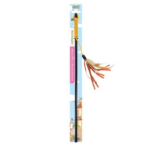 Brand New Venendo Gatto Giocattolo Carino Colorato Bastone di Canna Teaser Bacchetta per il Gatto Interattivo Stringa Rimbalzante Pet Shop Fornitore - Product Image 1