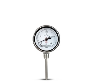 Termómetro <span class=keywords><strong>Industrial</strong></span> Bimetálico TeShi WSS-401 de Acero Inoxidable y Plástico, Sonda de 0-150°C, 300mm, OEM, para Calderas, Tuberías y Hornos - Product Image 3