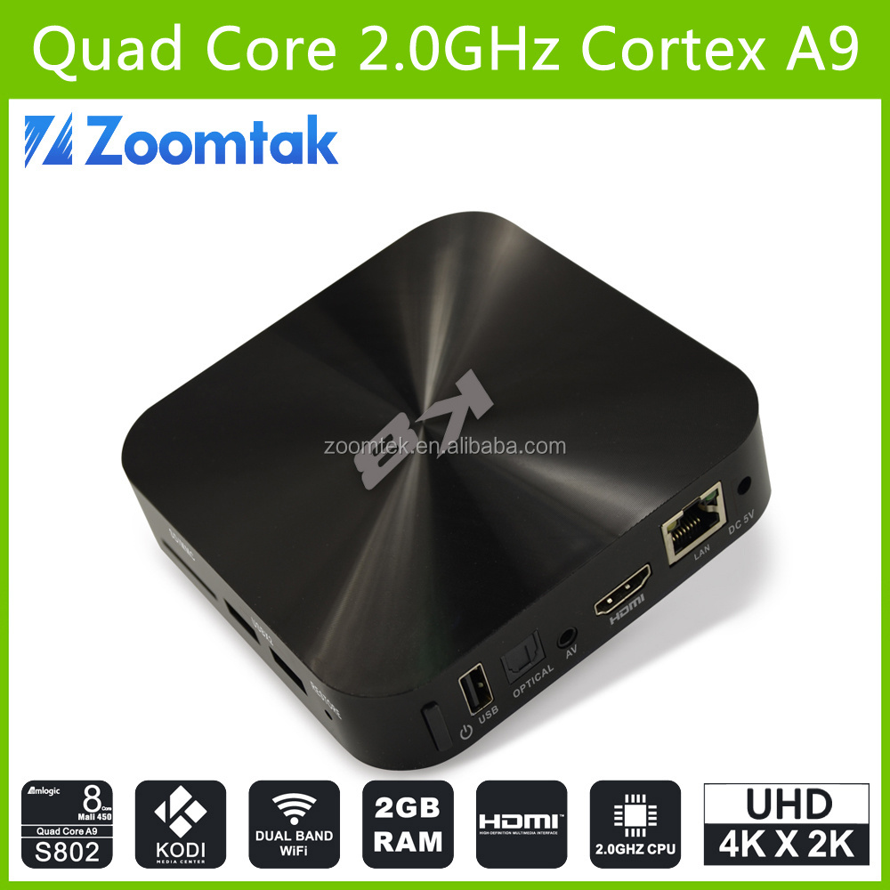 Amlogic S802 Quad Core 2 G / 8 G Android 4.4 tv box sex video google