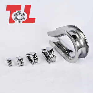 High quality stainless steel wire rope thimble hardware for sale