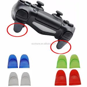 PS4 denetleyici genişletilmiş tetik düğmeleri için Gamepad L2 R2 tetik uzatıcılar genişletici düğmesi