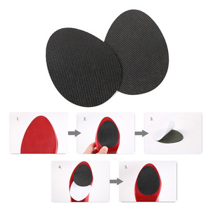 Fabriqué en chine pas cher prix usine femme chaussures à talons hauts semelle en caoutchouc noir <span class=keywords><strong>antidérapant</strong></span> <span class=keywords><strong>chaussure</strong></span> tampon autocollant - Product Image 2