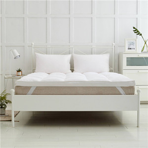 2 Inch Gusset Queen Goose down Mattress Topper Feather Bed Baffled - Product Image 6