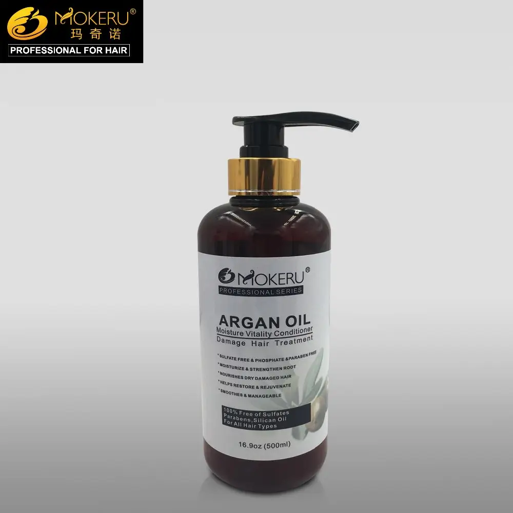 Mokeru marocco olio di argan shampoo e balsamo per capelli set per la cura prodotti per la cura dei capelli per capelli naturali maschera private label