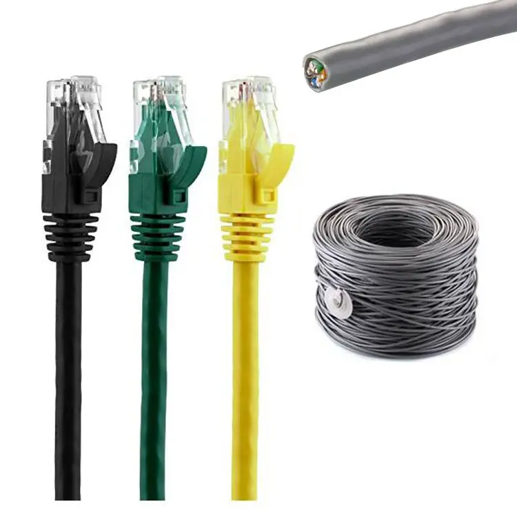 Diskon besar kabel patch keuntungan produk UTP FTP Cat5e rj45 kabel Lan kabel patch terlindung tidak berpelindung untuk internet