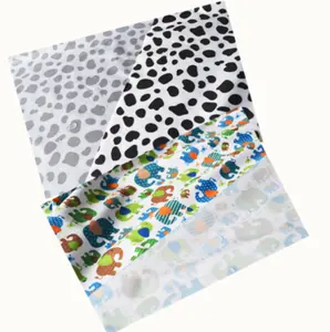 100% Polyester Polyurethane Laminated custom printed PUL waterproof fabrics