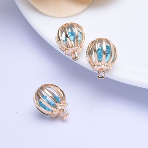 Cuentas rellenas de oro de filigrana de oro rosa de 14MM a la venta - Product Image 3