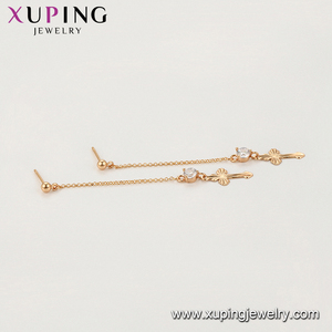 97287 Xuping antiguo estilo <span class=keywords><strong>real</strong></span> chapado en oro del encanto de la manera pendiente de gota de la Cruz - Product Image 4