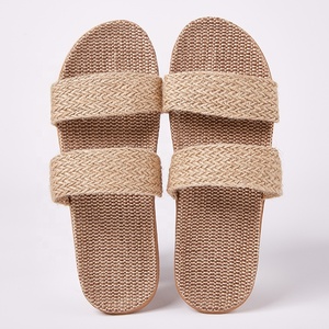 <span class=keywords><strong>Sandali</strong></span> Estivi <span class=keywords><strong>da</strong></span> Donna e Ragazza in Paglia e Lino, alla Moda, <span class=keywords><strong>da</strong></span> <span class=keywords><strong>Spiaggia</strong></span>, con Punta Aperta - Product Image 5