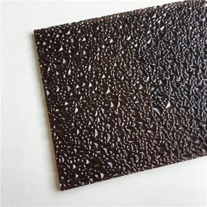 construction decoration material polycarbonate embossed sheet