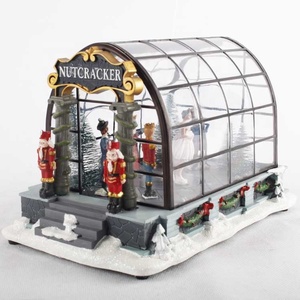 Quà Tặng Khuyến Mãi Theo Mùa Led <span class=keywords><strong>Dancing</strong></span> Princess Và <span class=keywords><strong>Nutcracker</strong></span> Acrylic Christmas House - Product Image 2