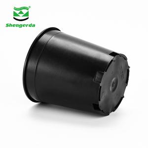 Commercio <span class=keywords><strong>all</strong></span>'ingrosso di Alta Qualità Nero Piccolo 1 Galloni di Plastica Contenitori di Impianto Vaso di Fiori Vasi di Vivai - Product Image 2