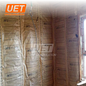 Cách âm nhiệt và lạnh mái cách nhiệt cháy bằng chứng vật liệu xây dựng một bên kraft giấy thủy tinh len CuộN - Product Image 5