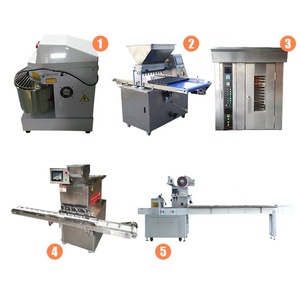 Ligne de production de gâteaux électrique, semi-automatique, machine de cuisson à double couche - Product Image 4