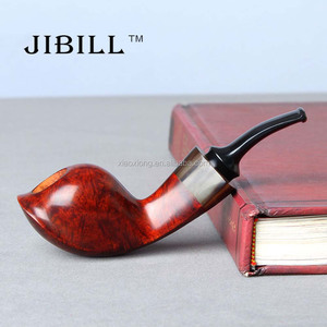 Forma surtido en madera de brezo pipa de <span class=keywords><strong>fumar</strong></span> <span class=keywords><strong>tabaco</strong></span> stype libre bolsa de tela y caja de regalo incluido - Product Image 2