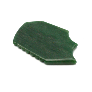 Pierre d'aventurine pour le visage en Jade, accessoire de Massage, Gua sha vert, gommage, planche de Guasha pour la beauté - Product Image 4