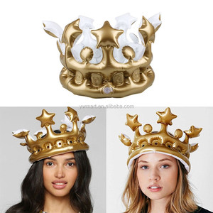 Corona Gonfiabile Dorata e Rosa per Feste, Corona da Regina per <span class=keywords><strong>Compleanno</strong></span>, Vendita all'Ingrosso - Product Image 5
