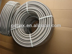 Dn16 Corrugated Stainless Steel Pipe Flexible Metal Tube