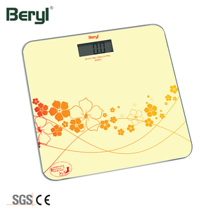 Heißer Verkauf: Digitale elektronische Personenwaage mit quadratischem Gehäuse aus gehärtetem Glas, 150 kg Tragkraft - Product Image 3