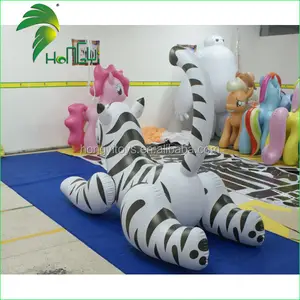 कस्टम inflatable टाइगर मॉडल, विज्ञापन पीवीसी inflatable टाइगर कार्टून मॉडल