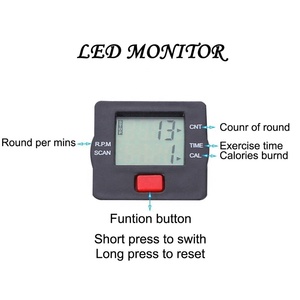 Mini vélo d'exercice de jambe en acier, entraîneur de gymnastique d'intérieur, Mini vélo à pédale, vélo d'exercice avec <span class=keywords><strong>compteur</strong></span> numérique - Product Image 3